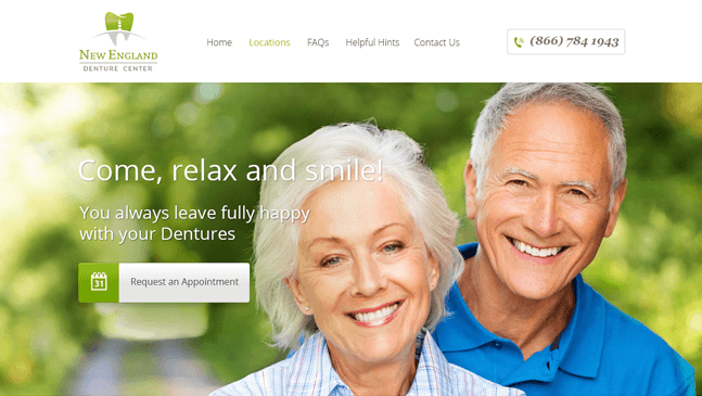 new england denture center home page