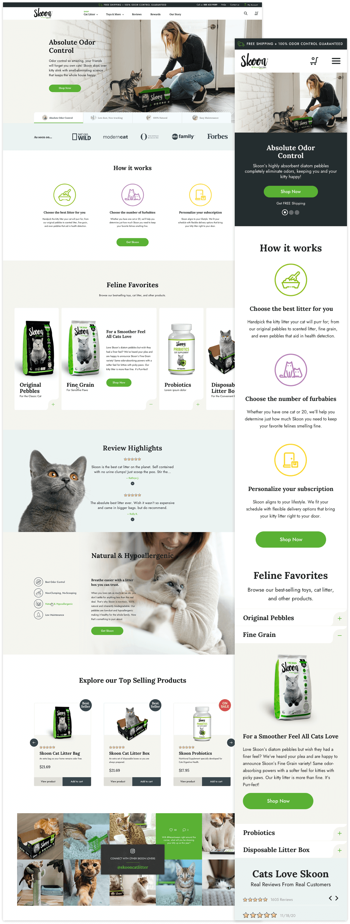 Skoon Cat Litter Shopify Plus